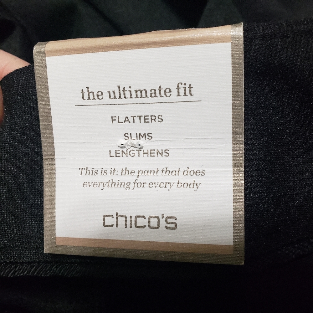 Chico's Sz 00 Reg NWT Ultimate Fit Ponte P… - Picture 8 of 14